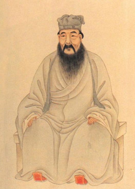 Portrait of Yen Yuan, philosopher, founder of Yen-Li School, the pragmatic empirical school of Confucianism.